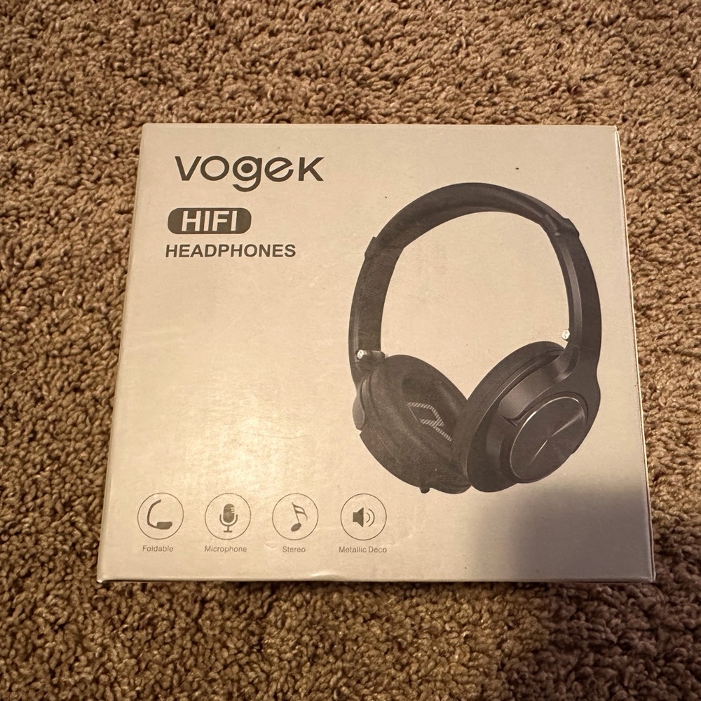 Vogek HiFi Headphones - Black